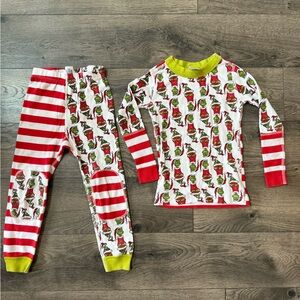 Hanna Andersson Grinch Pajama Set | size 4